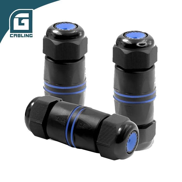 Gcabling FTP shielded IP68 RJ45 Cat6 inline coupler Waterproof Network Adaptor - Gcabling