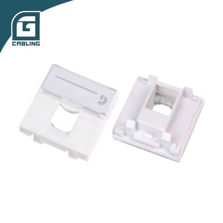 France type 1-gang face plate 80*80mm