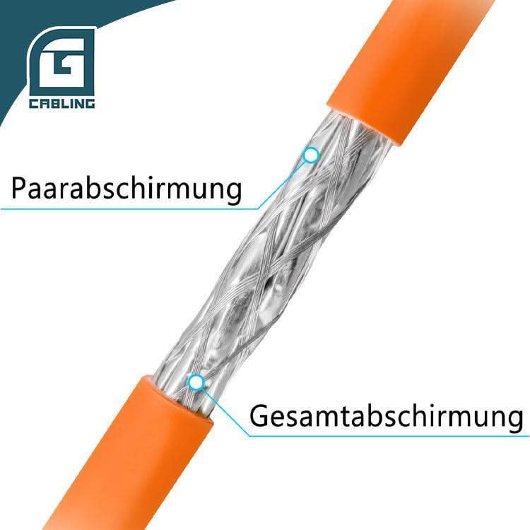 Gcabling network cable Cat 7 speed S/FTP 10 gbit home network cable price per roll - Gcabling