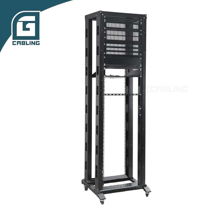 Gcabling 4 post server rack 33U 42U 19inch SPCC Disassembled Open Frame Rack - Gcabling