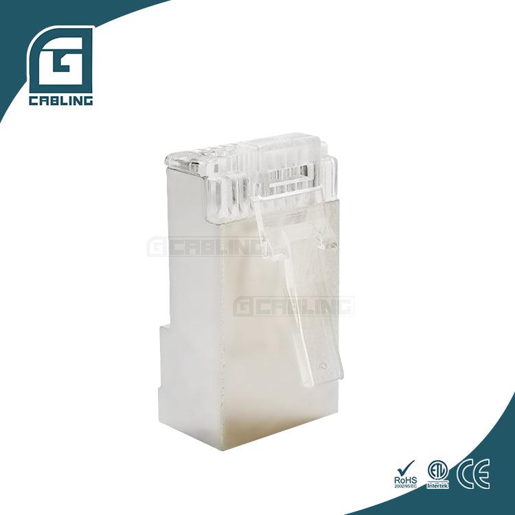 Gcabling Cat5E Cat6 FTP rj45 passthrough connectors Plug Shielded - Gcabling