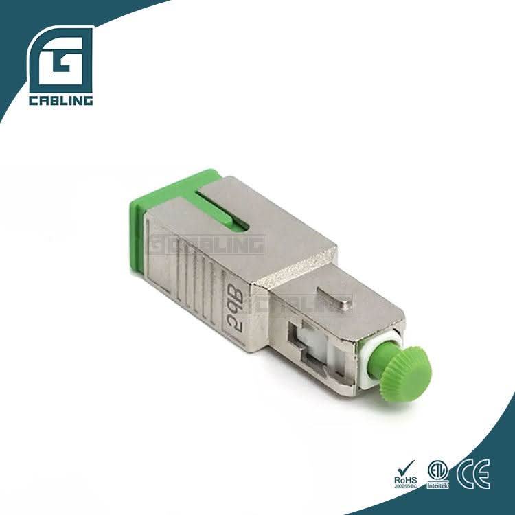 Gcabling SC APC Optical Adaptor Attenuator 5dB Female to Male - Gcabling