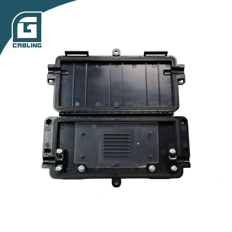 Gcabling Max Capacity 12 core 1-in 1-out ABS fiber joint closure box - Gcabling