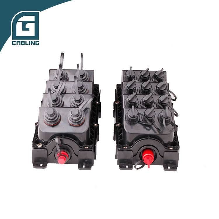 Gcabling Corning Type Adaptors 8 Core box fibres IP68 caja nap 1x8 - Gcabling