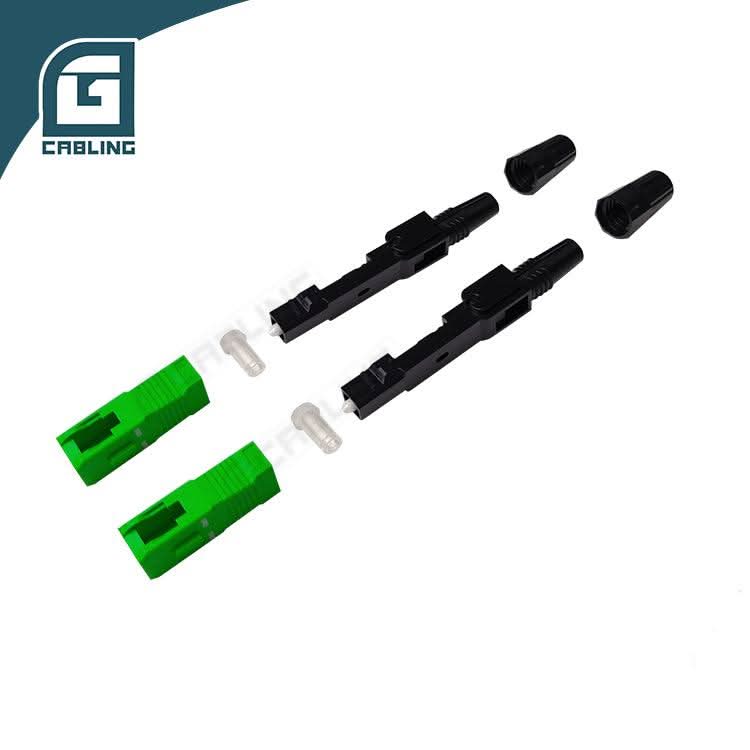 Gcabling SC APC UPC connectors of optical fiber SM fiber optic connector types - Gcabling