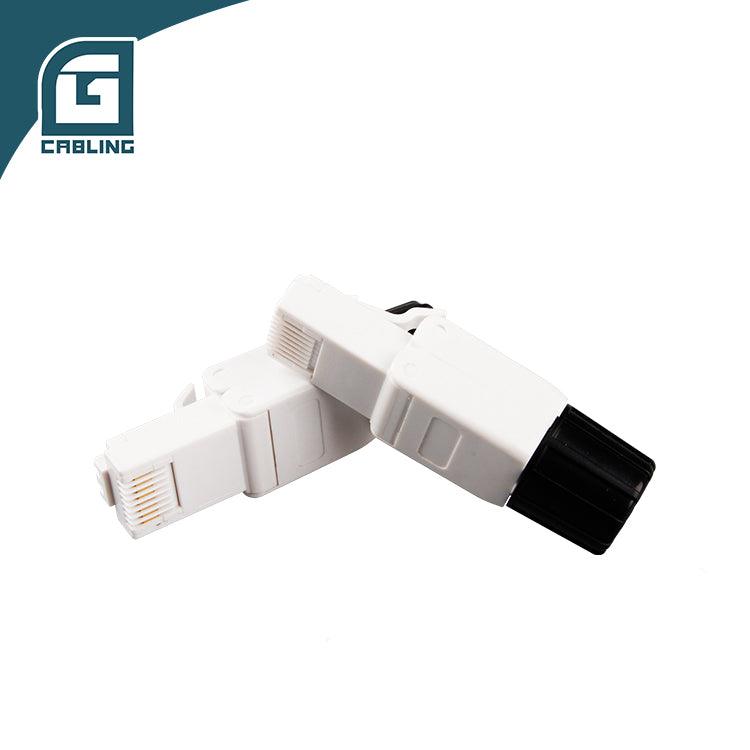 Gcabling CAT 6A toolless rj45 connectors Cat6A 8P8C Network Modular Plug - Gcabling