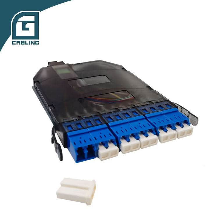 Gcabling G657A2 MPO ODF MPO Male to LC fiber optic patch panel 12 port - Gcabling
