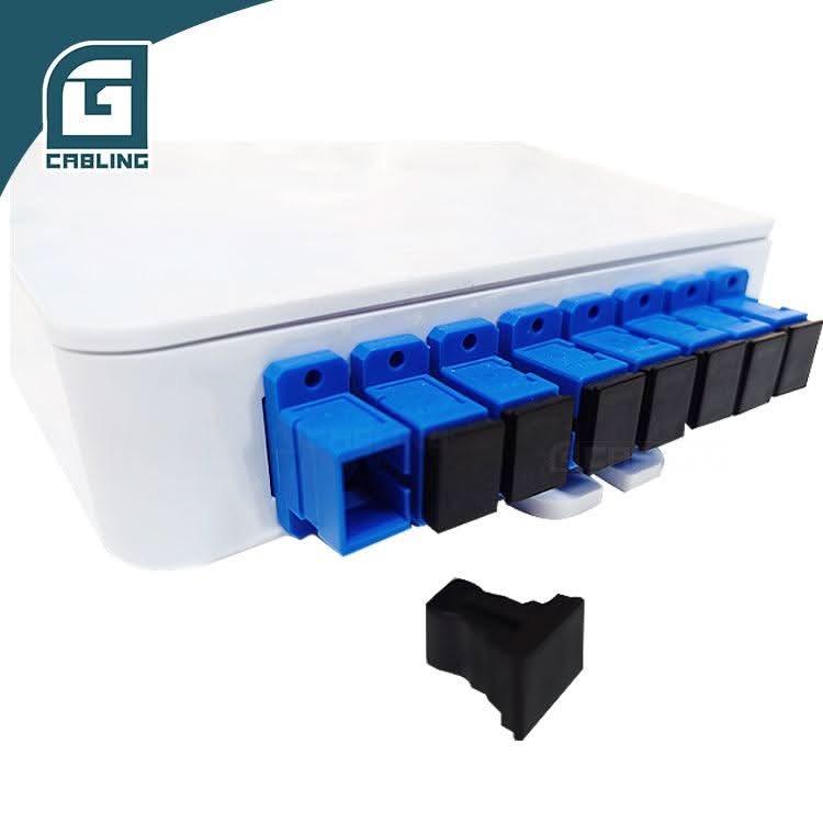 Gcabling 8port ftth termination box White ABS optical box - Gcabling
