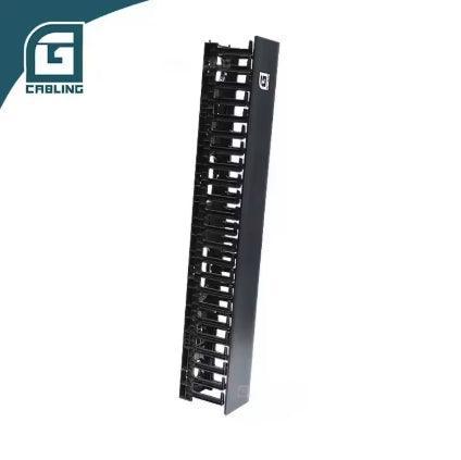 Gcabling Single-side ABS Plastic 45U Vertical cable management shelves with cover - Gcabling