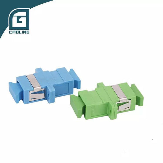 Gcabling SC Singlemode APC Fiber Adapter Duplex UPC Optical Adaptor Coupler - Gcabling