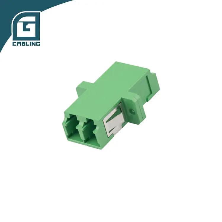 Gcabling LC APC Duplex Fiber Adaptor UPC Quad Fibre Adaptar with Flange - Gcabling