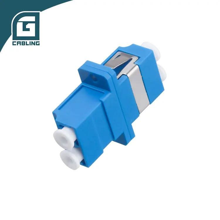 Gcabling LC APC Duplex Fiber Adaptor UPC Quad Fibre Adaptar with Flange - Gcabling
