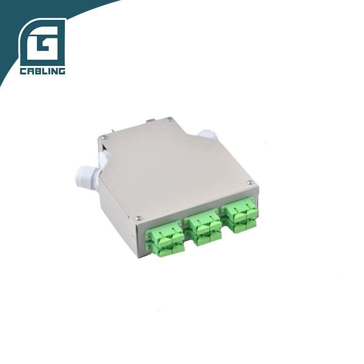 Gcabling 6 Port Fiber Optical Terminal din rail fiber patch panel for SC Duplex - Gcabling