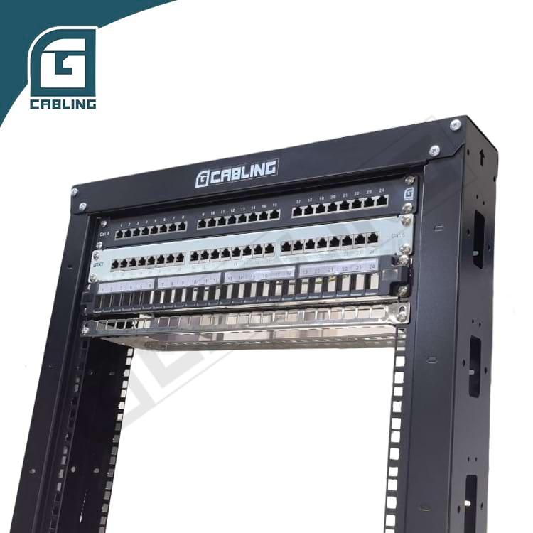 Gcabling 19 inch server rack shelves 33U 42U 600mm Width 2 Pole - Gcabling
