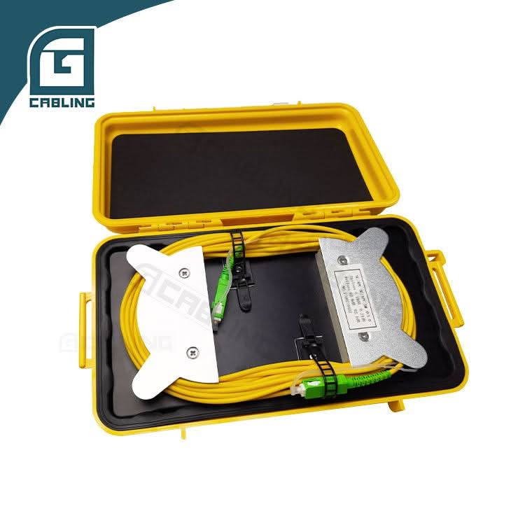 Gcabling fibre optic waterproof test box SC/UPC connector with 1KM fiber wire - Gcabling