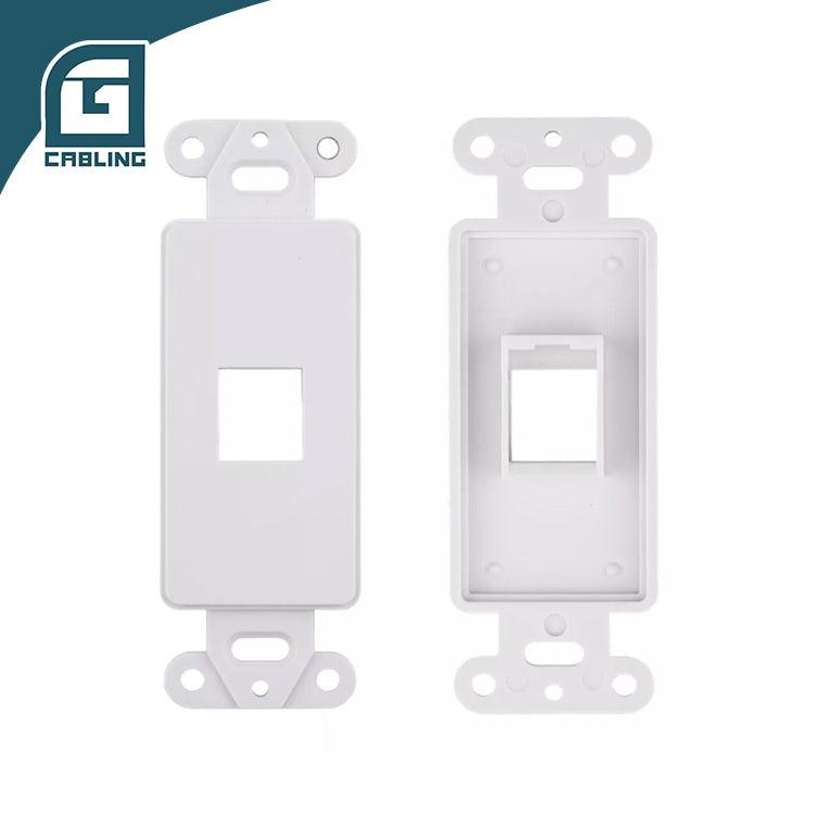 Gcabling Ethernet wall plate adapter 1 2 3 4-port 6 ports for face plate frame - Gcabling