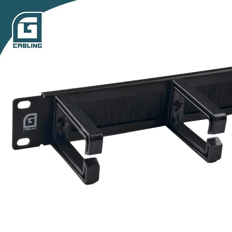 Gcabling 1U 5 Metal Rings 19″ server rack cable management - Gcabling