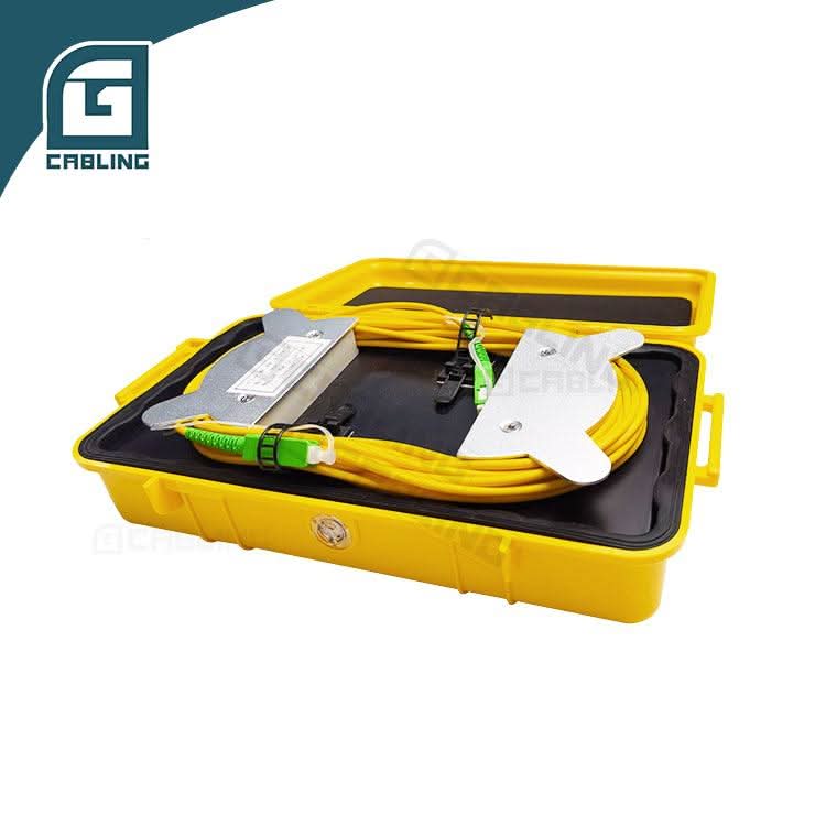 Gcabling fibre optic waterproof test box SC/UPC connector with 1KM fiber wire - Gcabling