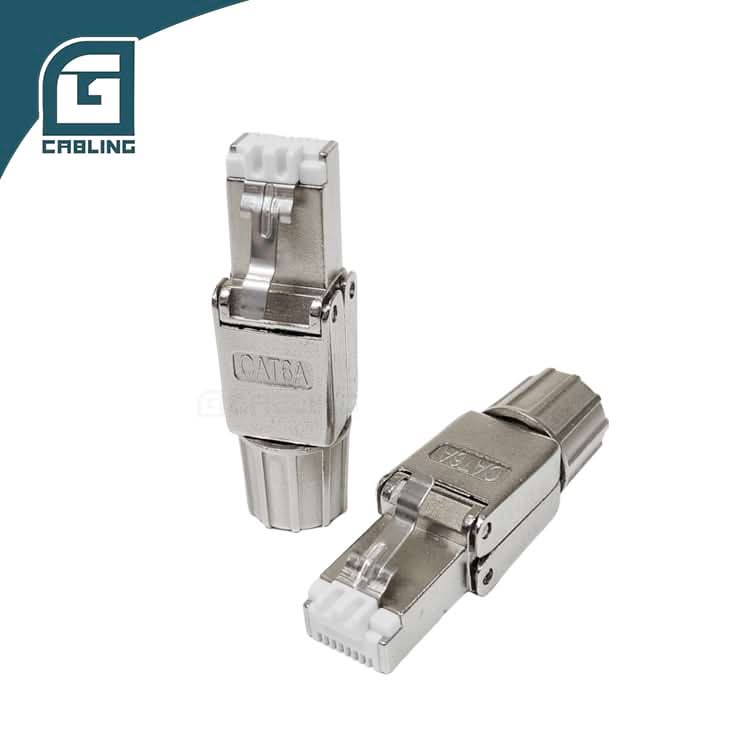 Cat6A Network 8P8C RJ45 Plug Toolless
