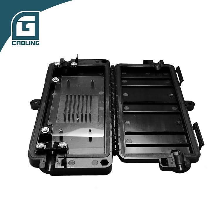 Gcabling Max Capacity 12 core 1-in 1-out ABS fiber joint closure box - Gcabling