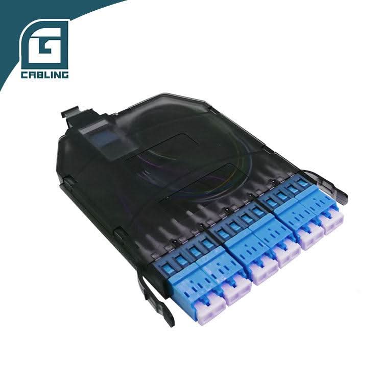 Gcabling G657A2 MPO ODF MPO Male to LC fiber optic patch panel 12 port - Gcabling