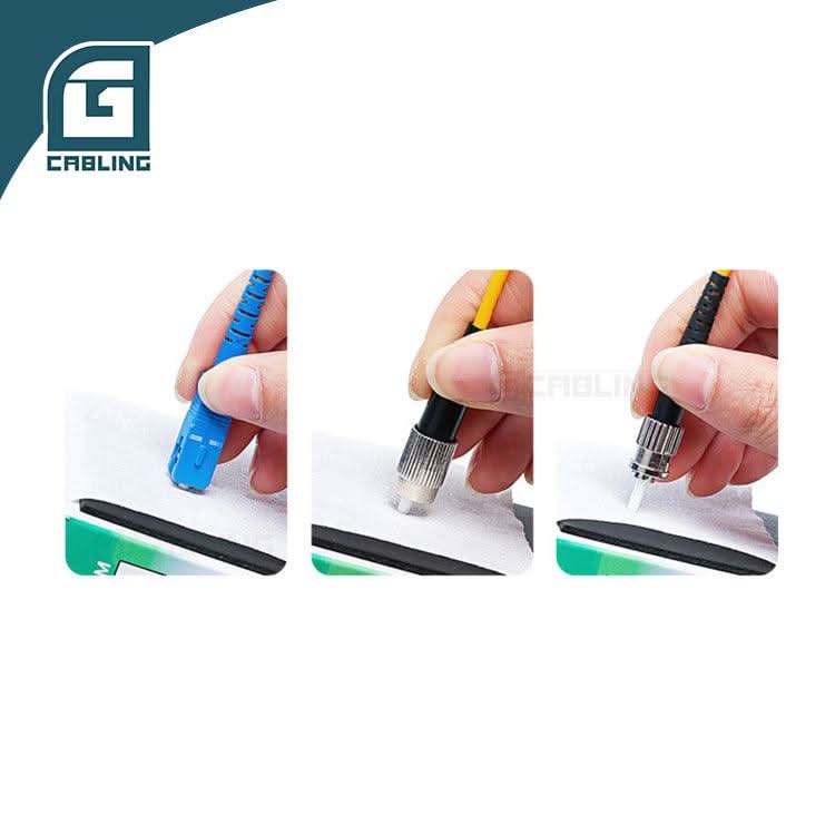 Gcabling fibre optic cleaning paper Dust-free Size 11*21cm 280 draws/green box - Gcabling