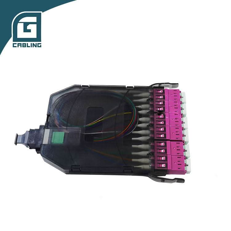 Gcabling 12 Core mpo to lc patch panel odf patch panel mpo fiber patch panel - Gcabling