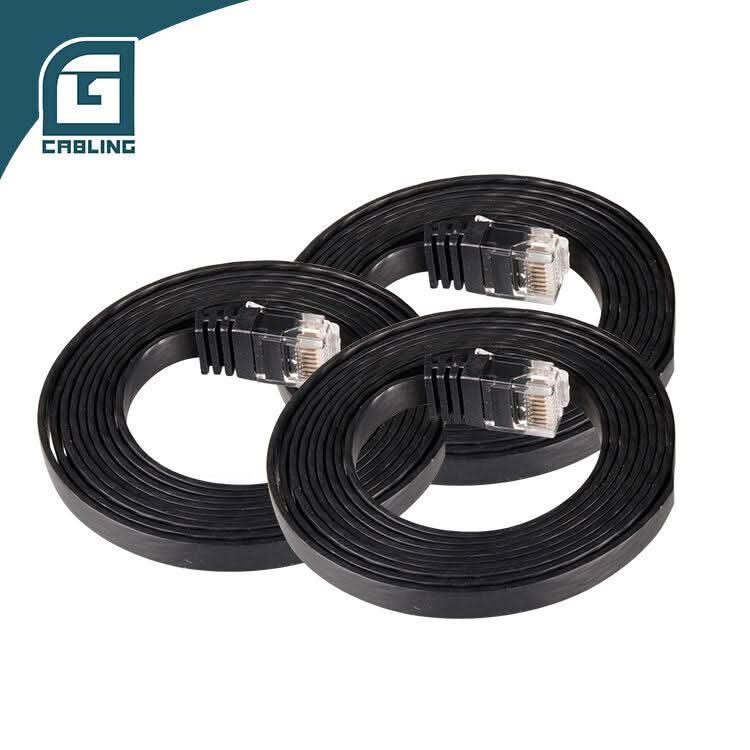 Gcabling 32AWG OD 6*1.5mm Unhielded RJ45 Lan Flat Patch Cord OFC utp patch cord - Gcabling