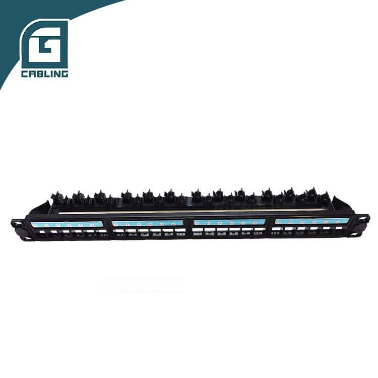 Gcabling 1U 24 Port Blank patch panel rj45 19inch UTP Keystone Patch Panel - Gcabling