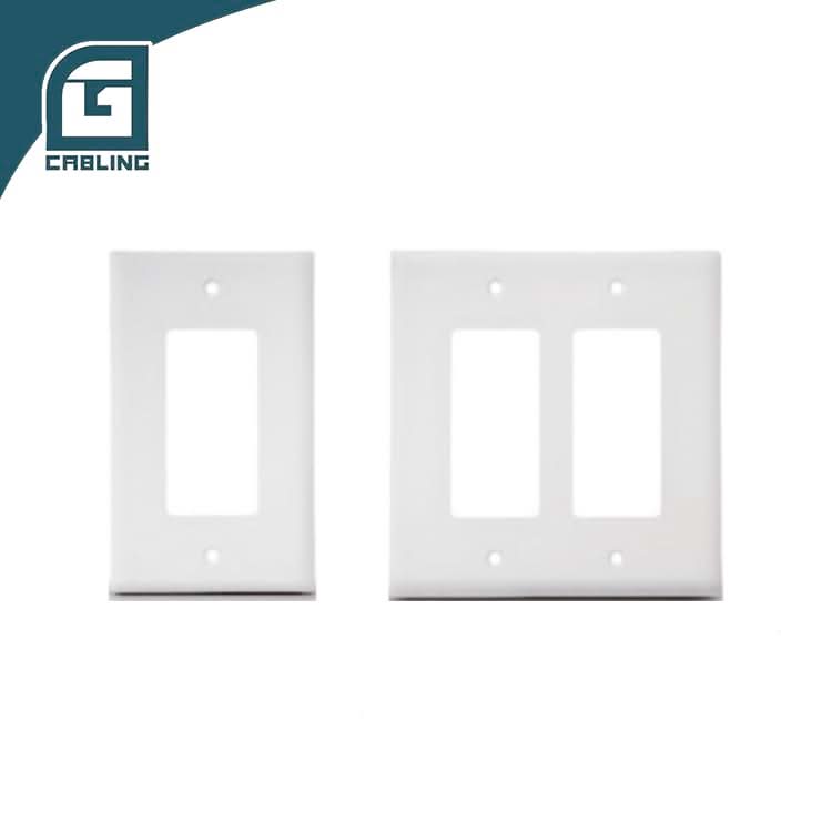 for RJ45 keystone Jack 1-port face plates for outlets USA type