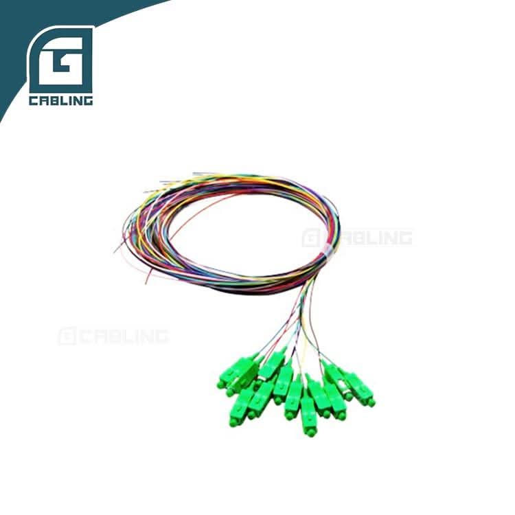 Gcabling SC/APC 12 fiber pigtail 1M sc fiber optic pigtail connector fiber - Gcabling