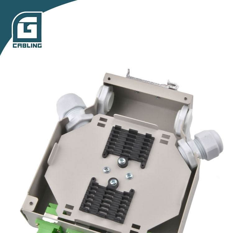 Gcabling 6 Port Fiber Optical Terminal din rail fiber patch panel for SC Duplex - Gcabling