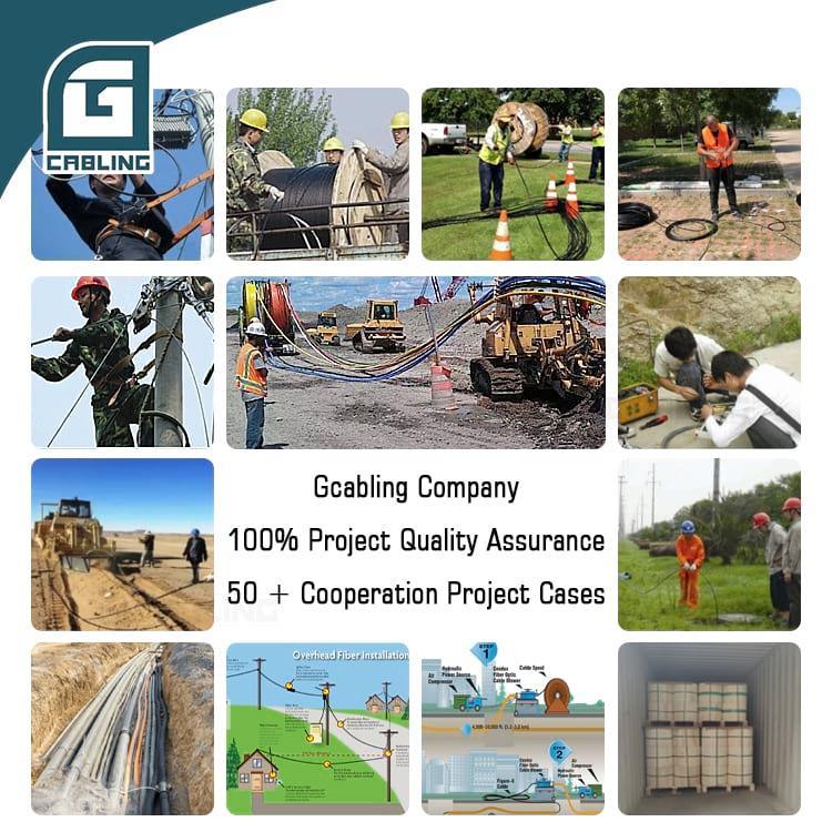Gcabling fiber optic cable outdoor adss communication G652D 36 core per kilometer - Gcabling