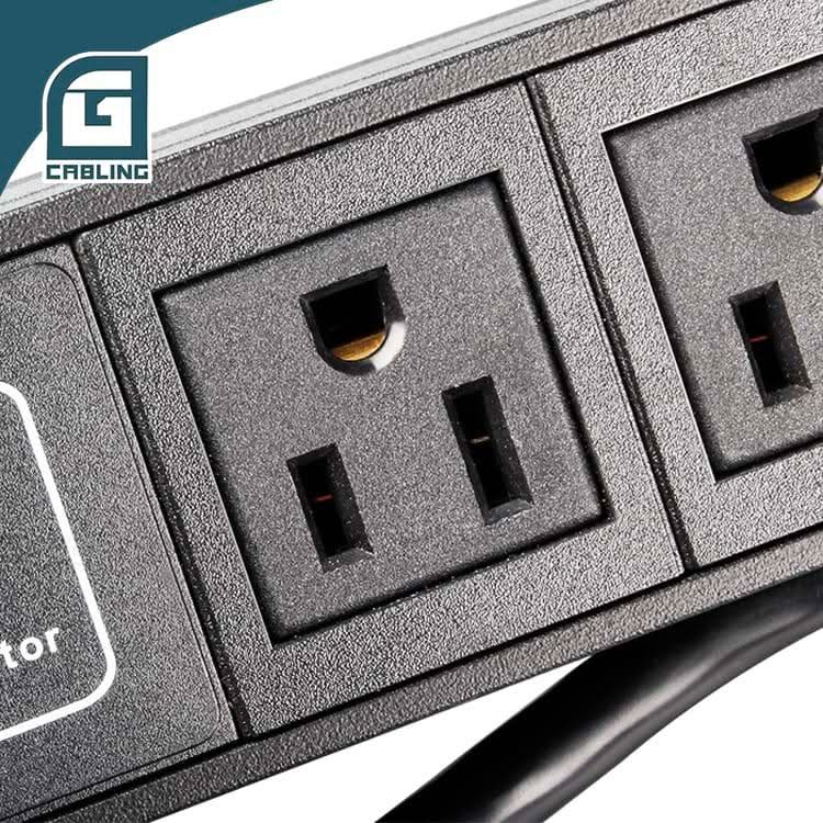 Gcabling 1U 20 Port USA Socket PDU with switched power distribution unit for data center - Gcabling