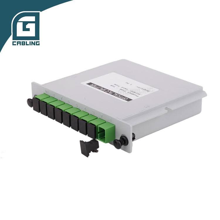 Gcabling 1x8 plc splitter sc apc lgx box plc splitter cassette type - Gcabling