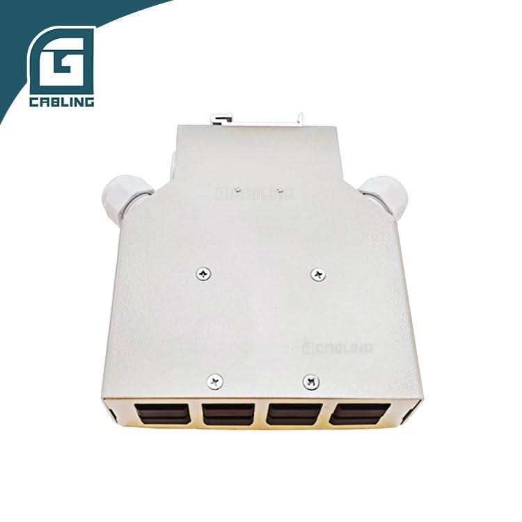Gcabling fiber patch panel 8 port for SC Simplex Fiber Box DIN Type - Gcabling