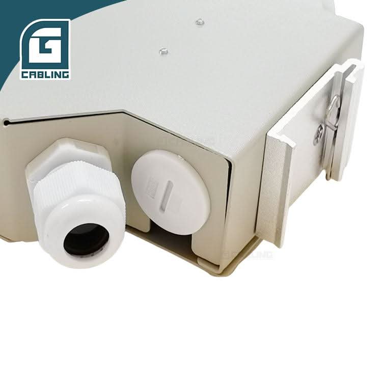 Gcabling fiber patch panel 8 port for SC Simplex Fiber Box DIN Type - Gcabling