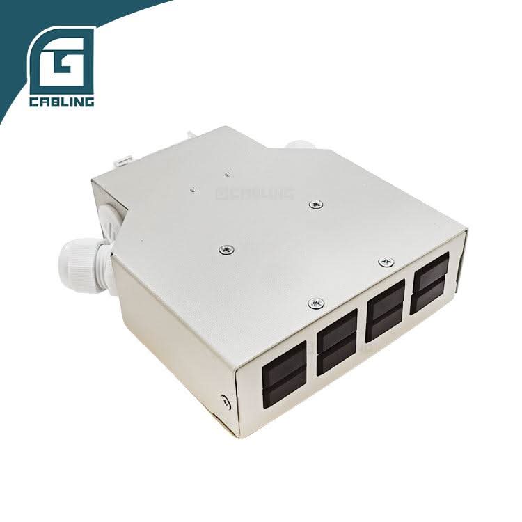Gcabling fiber patch panel 8 port for SC Simplex Fiber Box DIN Type - Gcabling