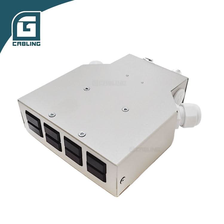 Gcabling fiber patch panel 8 port for SC Simplex Fiber Box DIN Type - Gcabling