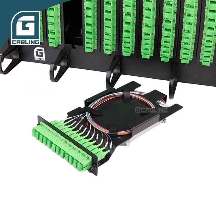 Gcabling 4u fiber patch panel 19inch 144 Core for SC Simplex Rack ODF - Gcabling