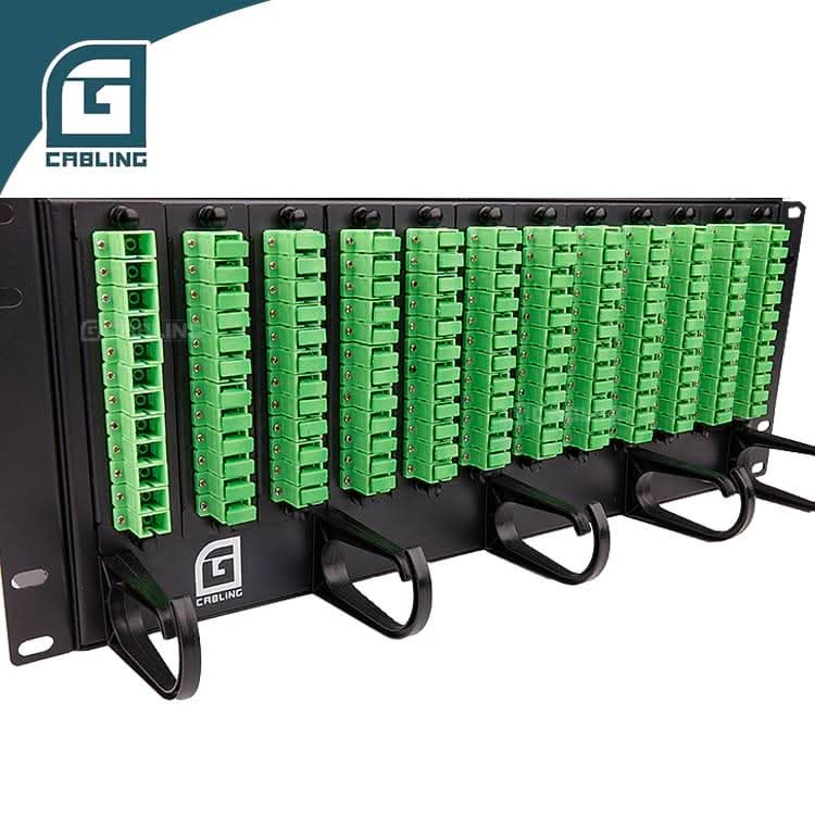 Gcabling 4u fiber patch panel 19inch 144 Core for SC Simplex Rack ODF - Gcabling