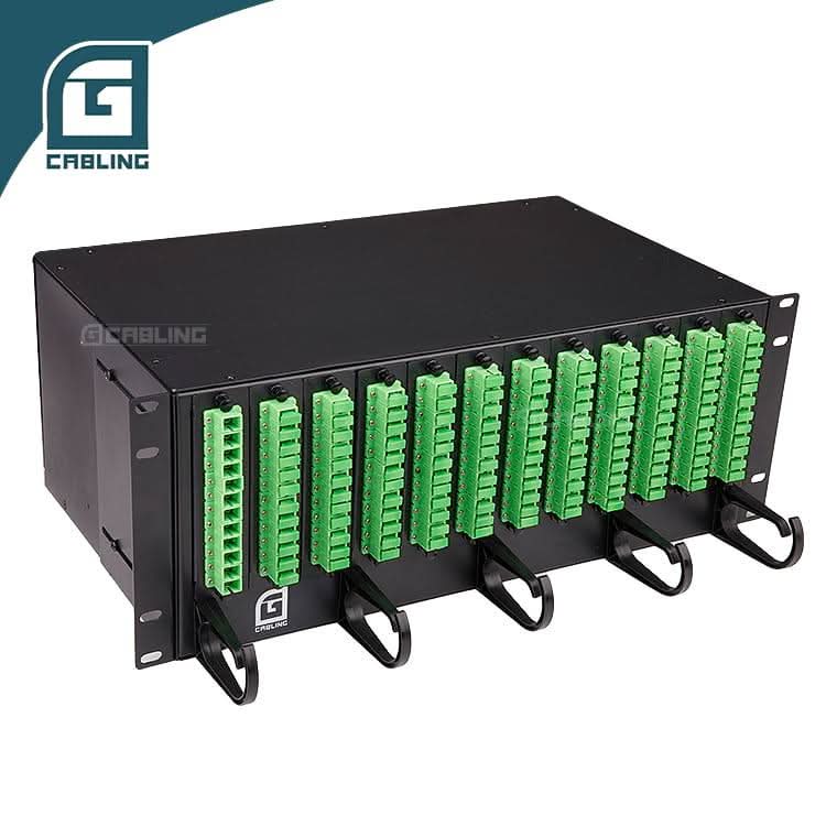 Gcabling 4u fiber patch panel 19inch 144 Core for SC Simplex Rack ODF - Gcabling