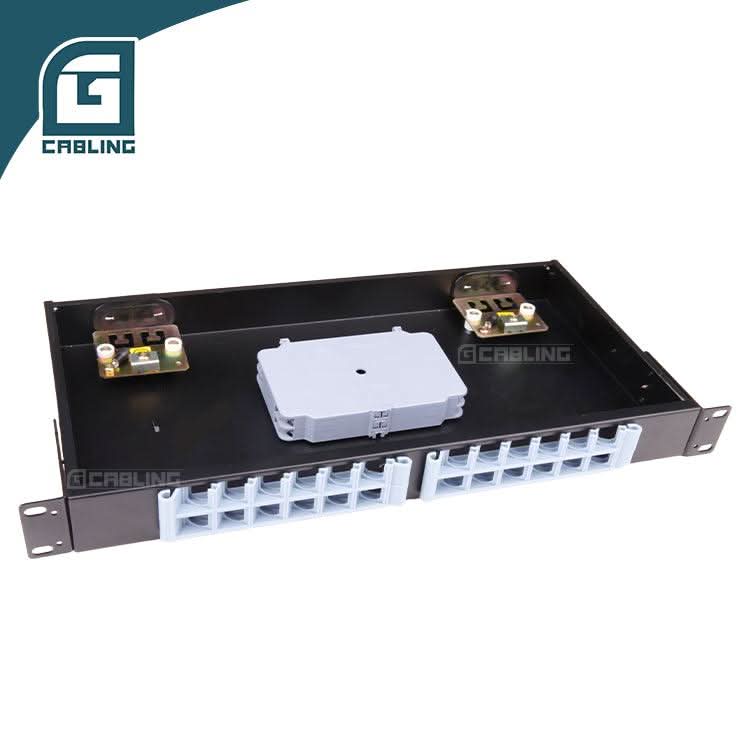 Gcabling 1u fiber optic patch panel 24 Port 19″ Rack sc fiber patch panel - Gcabling