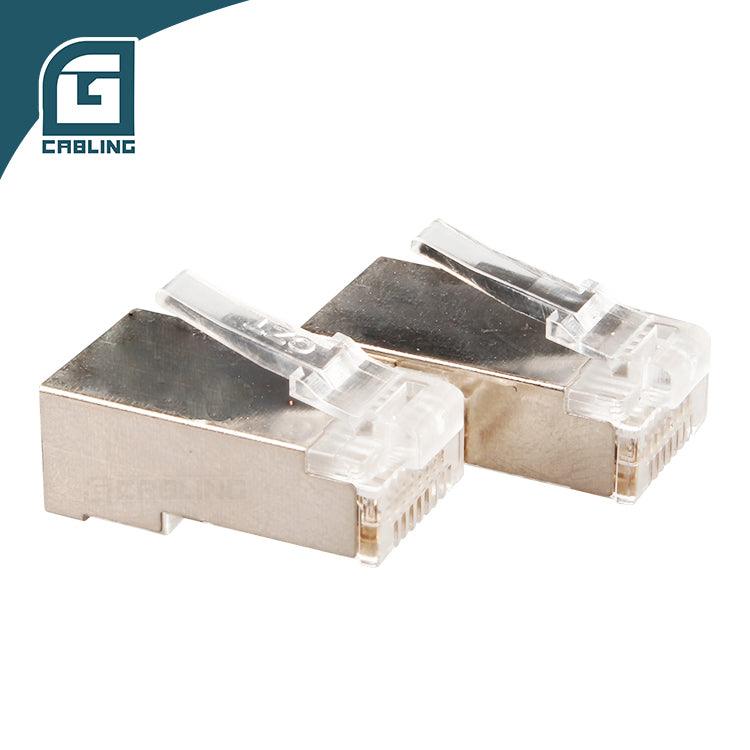 Gcabling Cat6 rj 45 Cat5e Connectors Shielded FTP Transparent Modular Plug - Gcabling