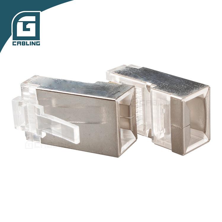 Gcabling Cat6 rj 45 Cat5e Connectors Shielded FTP Transparent Modular Plug - Gcabling