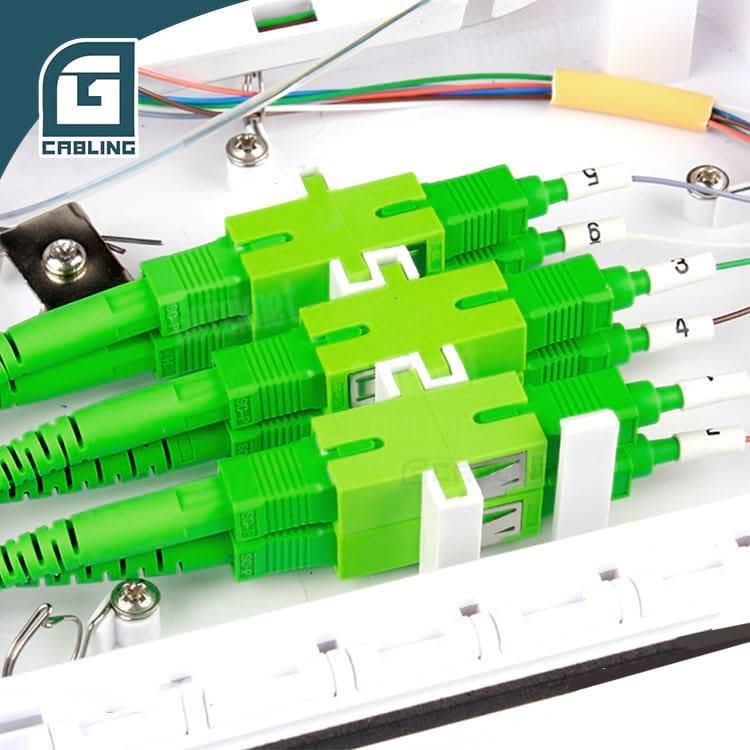 Gcabling 6 Core fibre termination box White IP65 fiber distribution box - Gcabling