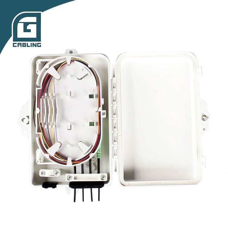 Gcabling 6 Core IP55 fiber optic box ABS 1 in 6 out cajas nap - Gcabling