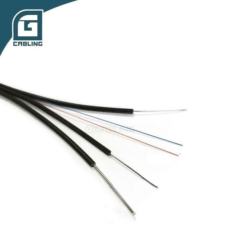 Gcabling service drop cable aerial fiber drop cable 2fiber with message price per kilometer - Gcabling