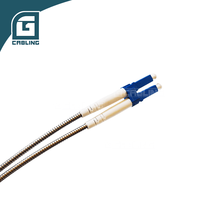 Gcabling lc to lc fiber patch cord armored fiber optic patch cord armoured fiber patch cord - Gcabling