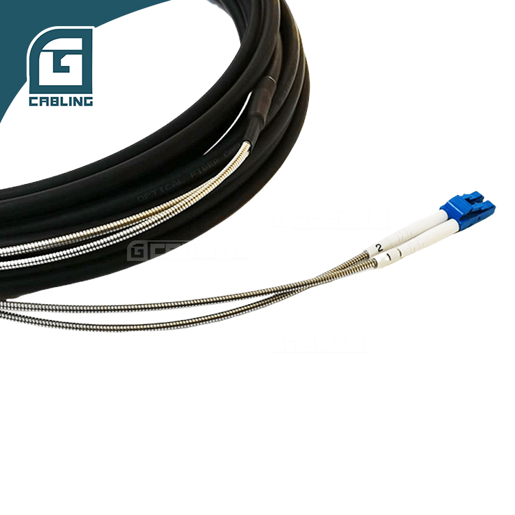 Gcabling lc to lc fiber patch cord armored fiber optic patch cord armoured fiber patch cord - Gcabling